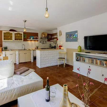 Bezauberndes Mit Mediterranem Garten, Pool, Hochstuhl, Babybett, Bbq Διαμέρισμα Tribalj (Primorsko-Goranska)